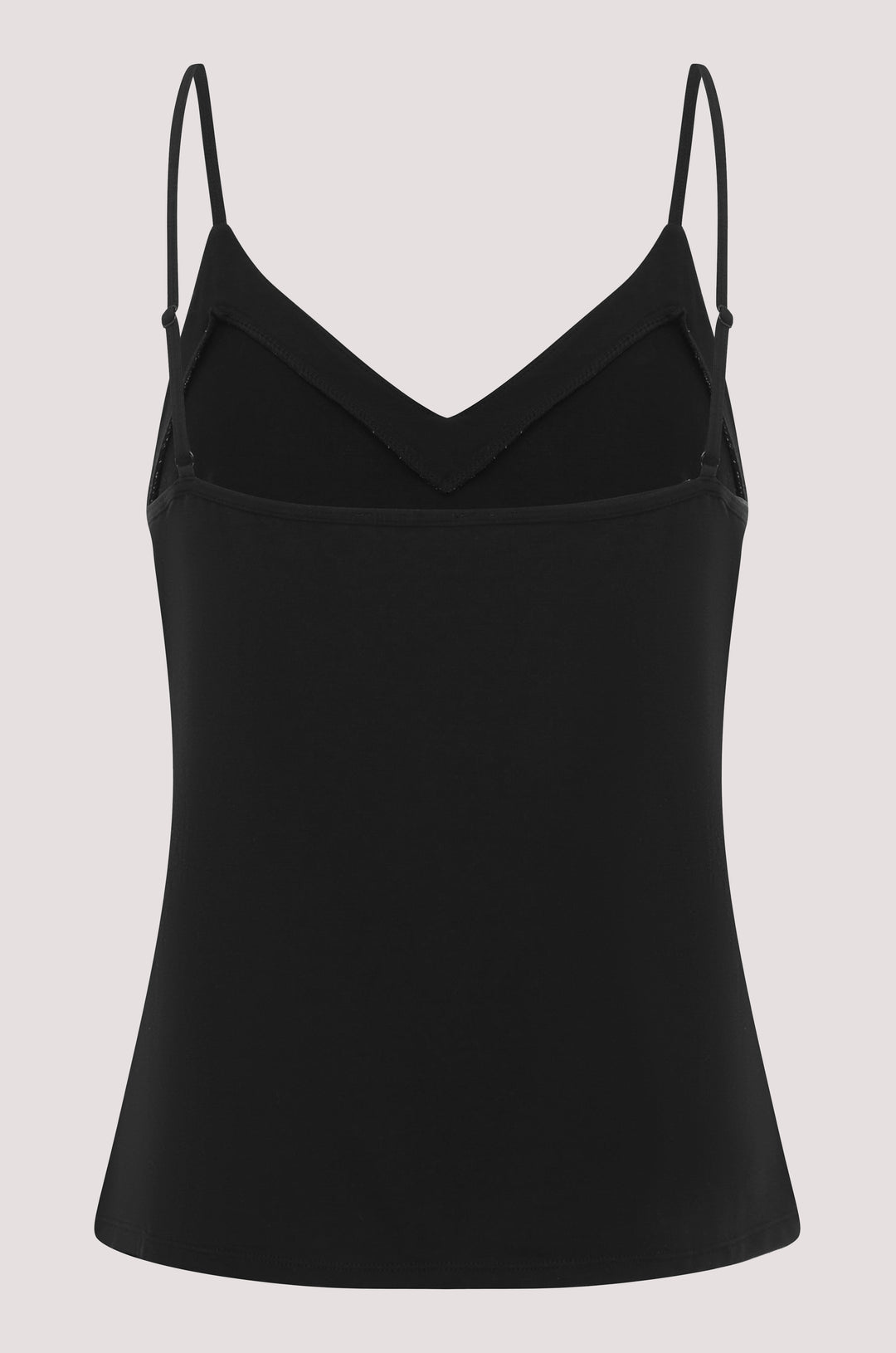 Bella Bodies BioLuxe Slim Strap Blouse BLACK