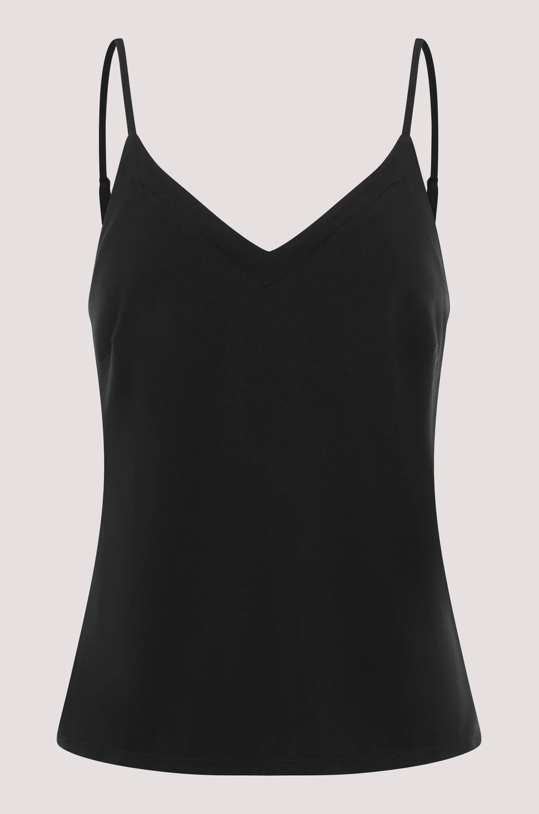 Bella Bodies BioLuxe Slim Strap Blouse BLACK