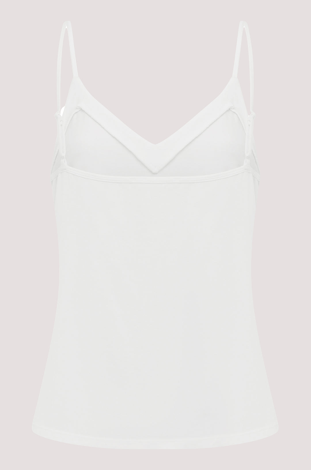Bella Bodies BioLuxe Slim Strap Blouse WHITE