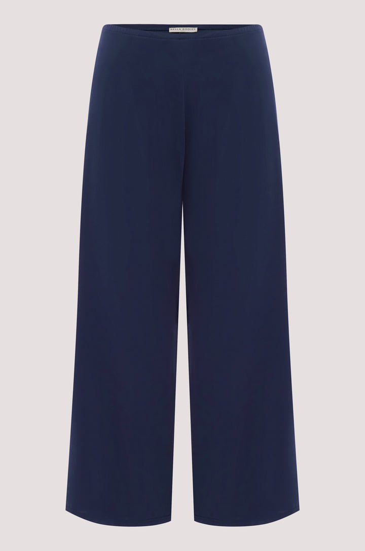 Bella Bodies BioLuxe Wide Leg Capri Pant NAVY