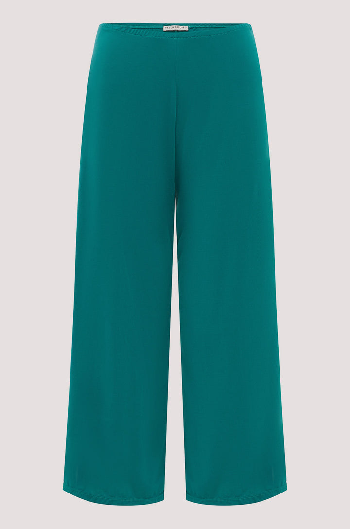 Bella Bodies BioLuxe Wide Leg Capri Pant OCEAN
