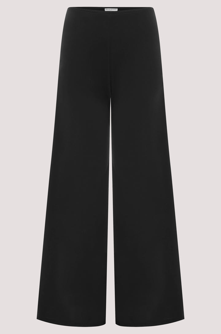 Bella Bodies BioLuxe Wide Leg Pant BLACK
