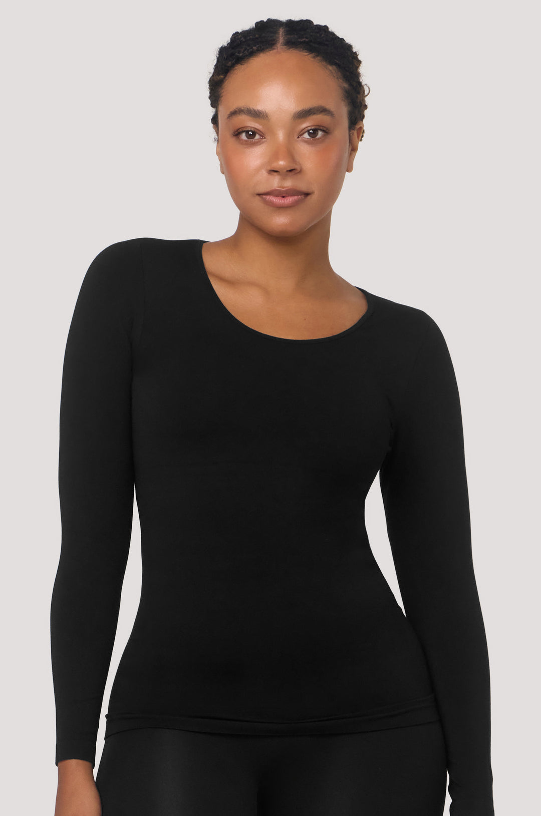 Bella Bodies Long Sleeve Modal T-short Top Black