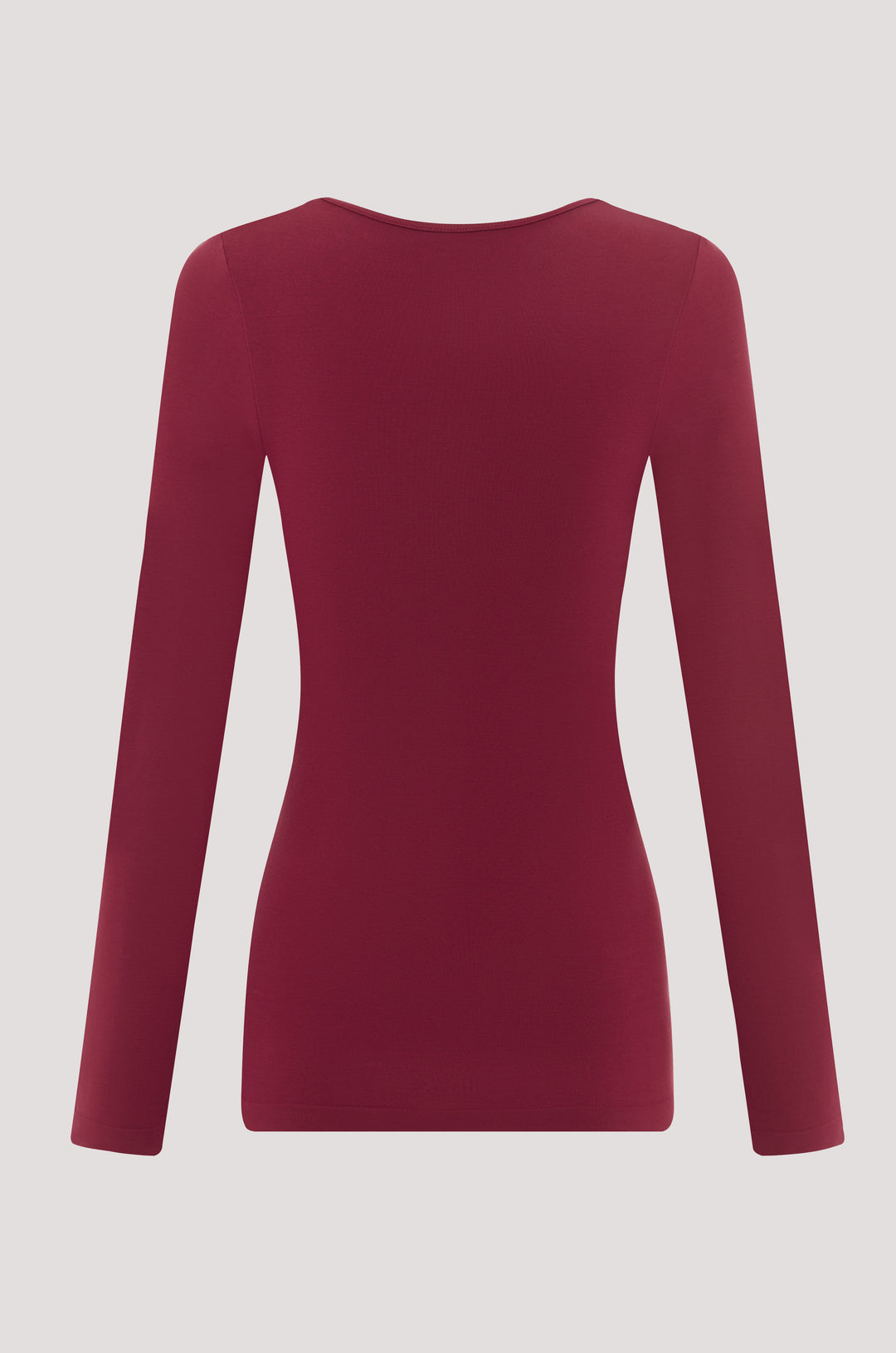 Bella Bodies Long Sleeve Modal T-short Top Cherry Berry