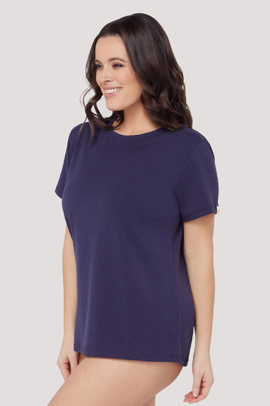 Exclusive Women's Relaxed T-Shirt | Bella Bodies Australia | Dark Navy | Side