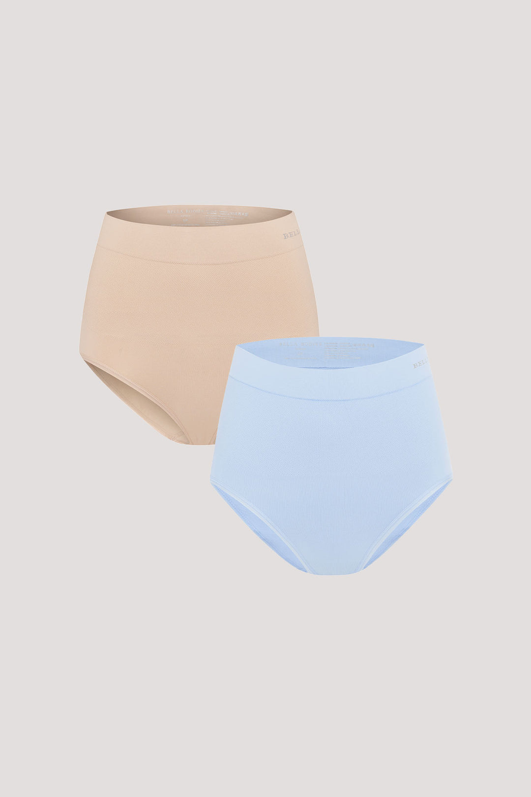 Women's slimming & firming high Waist underwear 2 Pack | Bella Bodies Australia | Sand & Sky Blue