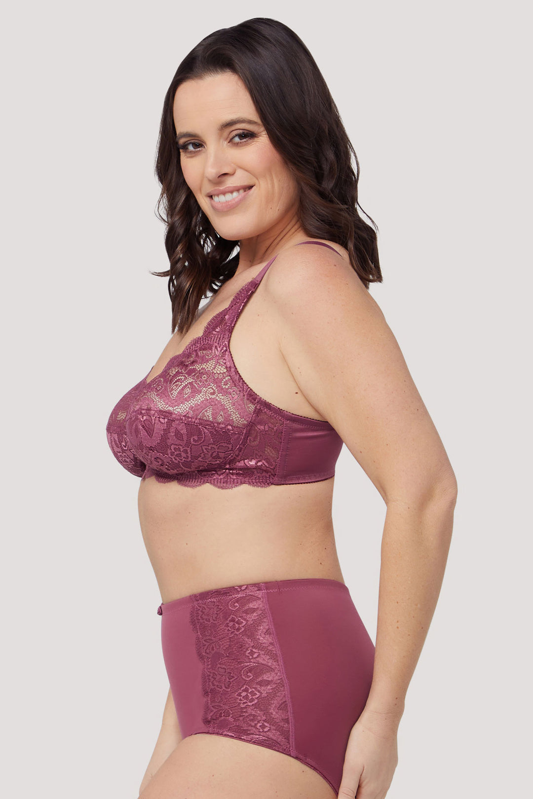 Ruby Lace Wirefree Bra - Rose  Afterpay – BELLA BODIES AUSTRALIA