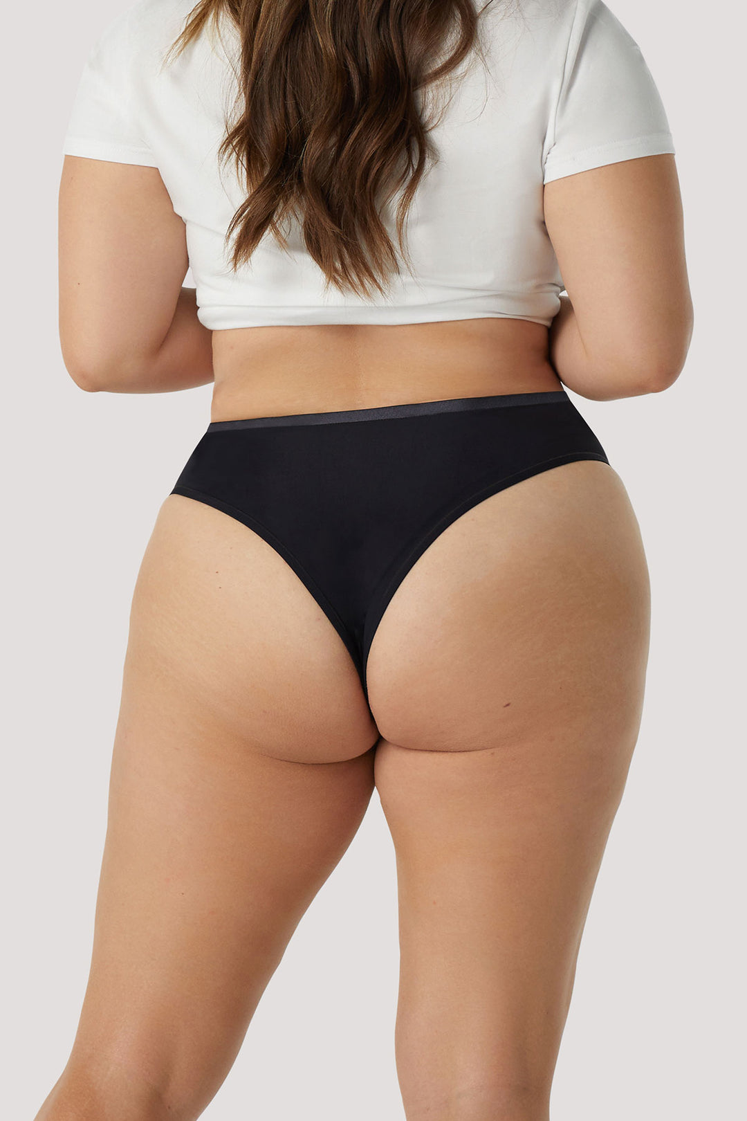 Brazilian Cheeky Underwear  | Bella Bodies Australia | Black | Back