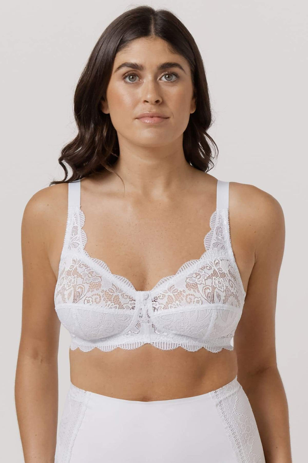 White Ruby Lace Underwire-free Bra  Afterpay – BELLA BODIES AUSTRALIA